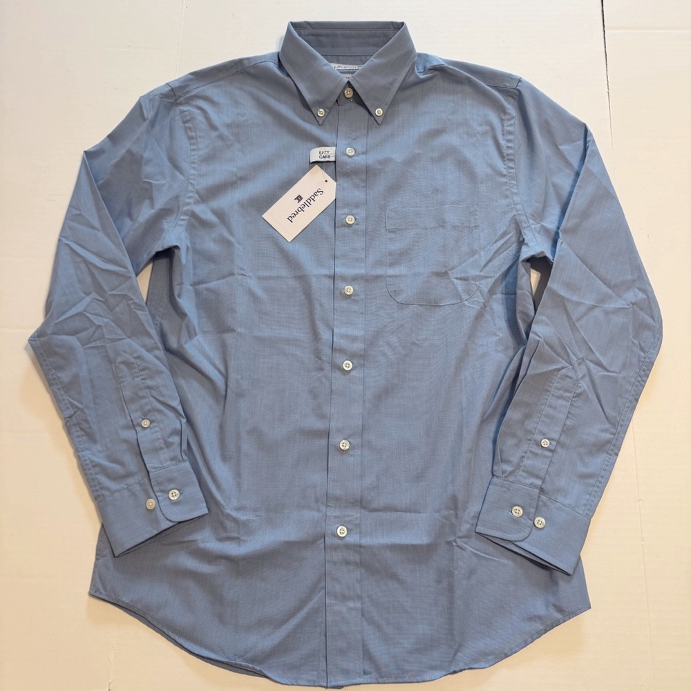 Saddlebred Classic Fit Blue Button Down Shirt